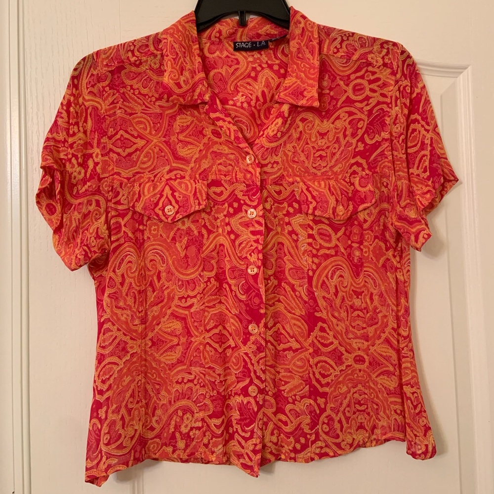 Stage-LA Blouse Size: Large